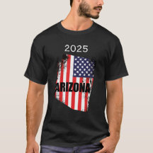 Mapa do Arizona Bandeira Americana Liberdade 2025