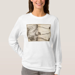 Camiseta Mapa do atlas de Charente do La