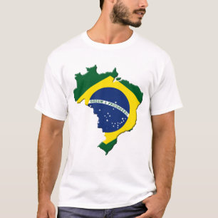 Camiseta mapa do Brasil