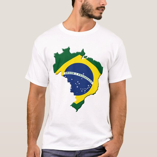 Camiseta mapa do Brasil (Frente)