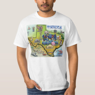 Camiseta Mapa do Burnet TEXAS