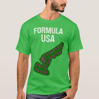 Camiseta Mapa do Circuito de Corrida de Carros do Grande Pr