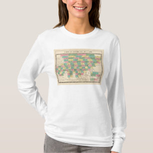 Camiseta Mapa do conjunto de Ásia