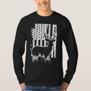 Camiseta Mapa do Estado de Caça ao Alce do Arizona Bandeira
