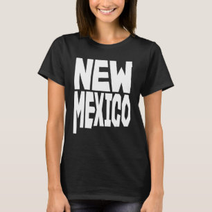 Camiseta Mapa do Estado de Origem Patriótico do Novo México