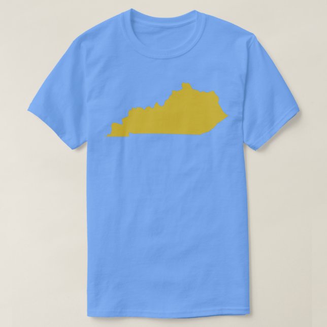 Camiseta Mapa do Estado do Kentucky TShirt (Frente do Design)