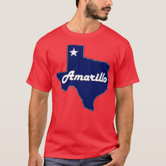 Camiseta Mapa do Estado do Marinho Azul do Texas