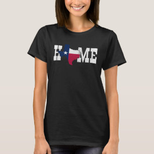 Camiseta Mapa do Estado do Texas Bandeira Orgulho Vintage T