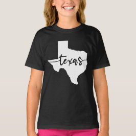 Camiseta Mapa do Estado do Texas EUA