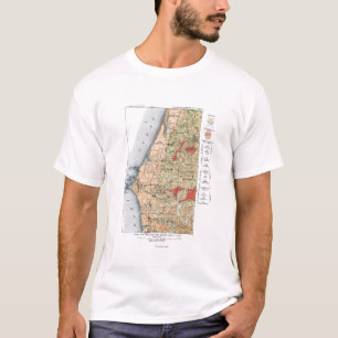 Camiseta Mapa do estudo geológico dos E.U.