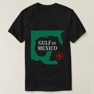 Camiseta Mapa Do Golfo Do México