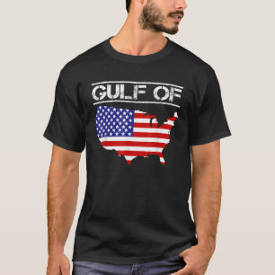 Camiseta Mapa do Golfo dos Estados Unidos da América Trump