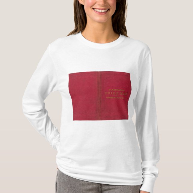 Camiseta Mapa do guia de Blanchard de Chicago 2 (Frente)