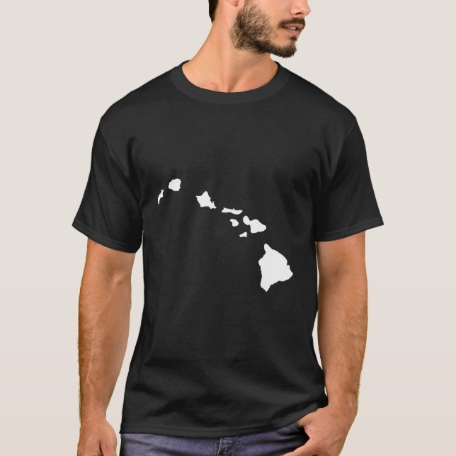 Camiseta Mapa do Havaí (Frente)