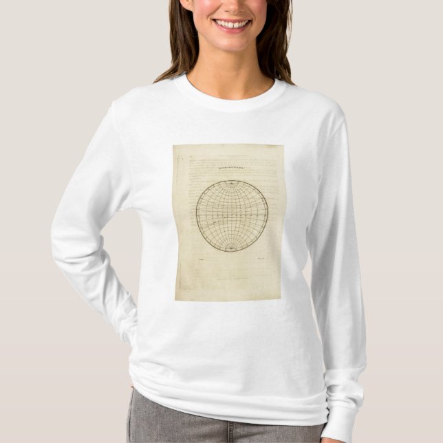 Camiseta Mapa do hemisfério (Frente)