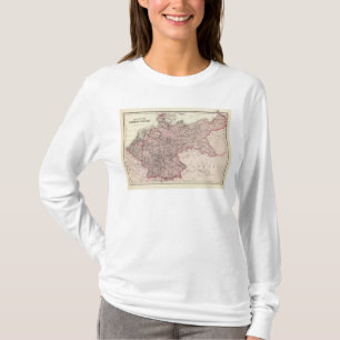 Camiseta Mapa do império alemão