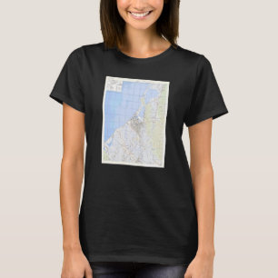 Camiseta Mapa do Japão Vintage Hikone (1945)