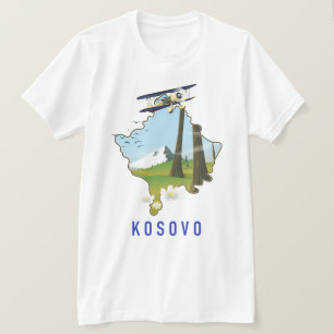 Camiseta Mapa do Kosovo