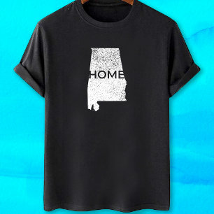 Camiseta Mapa do Lar do Alabama