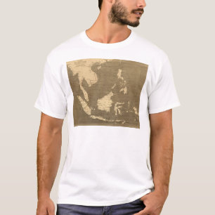 Camiseta Mapa do leste das ilhas de India por Arrowsmith