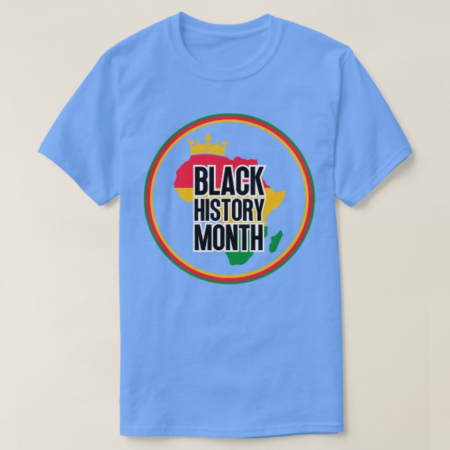 Camiseta Mapa do mês da história negra 11 (Frente do Design)