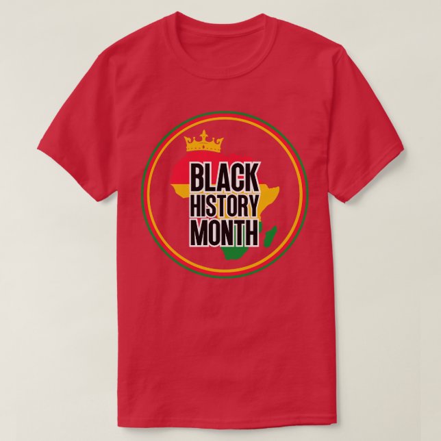 Camiseta Mapa do mês da história negra 59 (Frente do Design)
