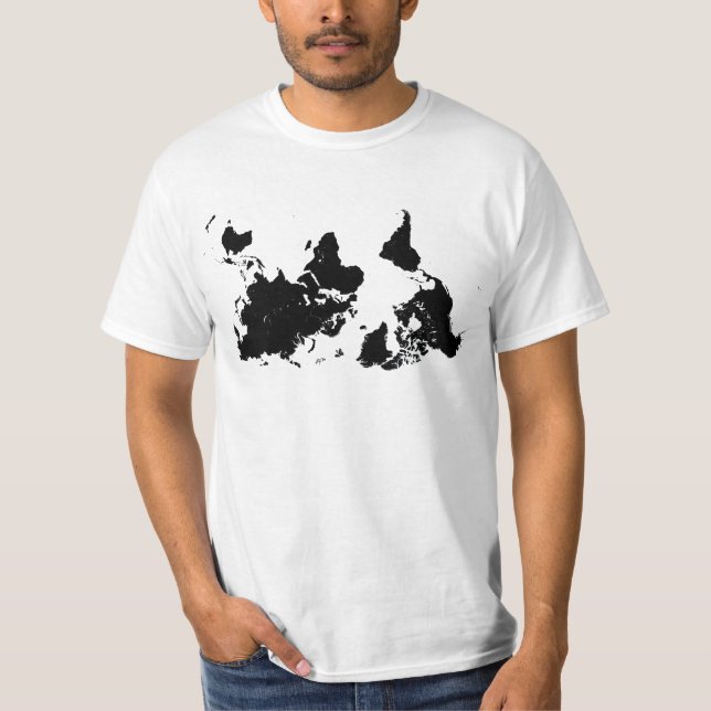 Camiseta Mapa do mundo (Frente)