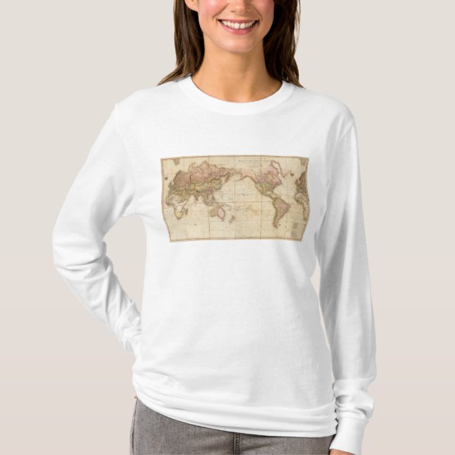 Camiseta Mapa do mundo (Frente)
