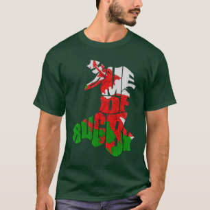 Camiseta Mapa do País de Gales