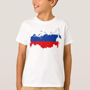 Camiseta Mapa do país na Rússia