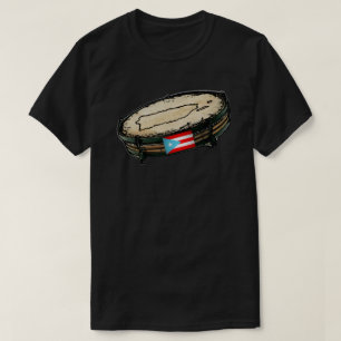 Camiseta Mapa do Pandera Boricua - Bandeira Porto-Riquenha
