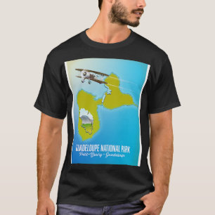 Camiseta Mapa do Parque Nacional de Guadalupe