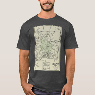 Camiseta Mapa do Parque Nacional do Monte Rainier, 1919