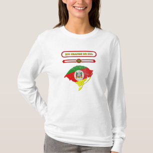 CAMISETA MAPA DO RIO GRANDE DO SUL. SAMER BRASIL