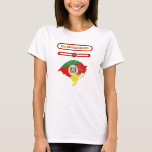 CAMISETA MAPA DO RIO GRANDE DO SUL. SAMER BRASIL