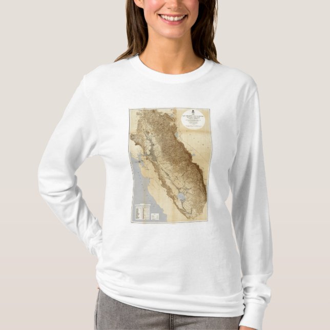 Camiseta Mapa do San Joaquin (Frente)