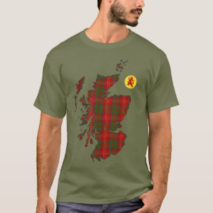 Camiseta Mapa do Tartan Clan Burns [EDIT]