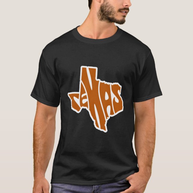 Camiseta Mapa do Texas (Frente)