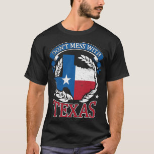 Camiseta Mapa do Texas, não se meta com o Texas