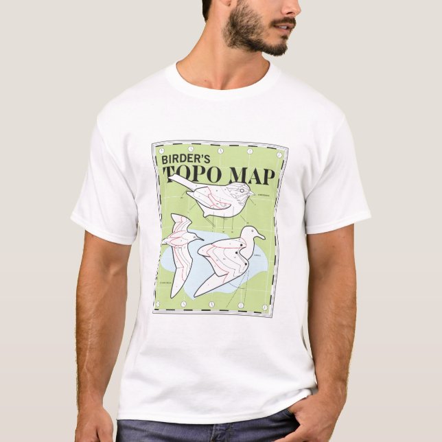 Camiseta Mapa do Topo do Birder (Frente)