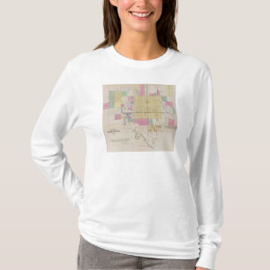 Camiseta Mapa dos Emporia, Kansas