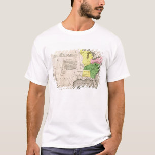 Camiseta Mapa dos Estados Unidos