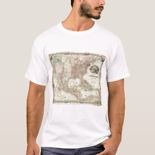 Camiseta Mapa dos Estados Unidos da América