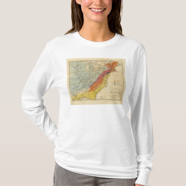 Camiseta Mapa dos Estados Unidos da América 4 (Frente)