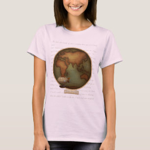 Camiseta Mapa dos Hemisférios Oriental e Ocidental 2