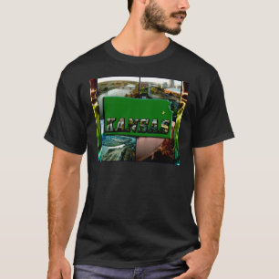 Camiseta Mapa e fotos de Kansas