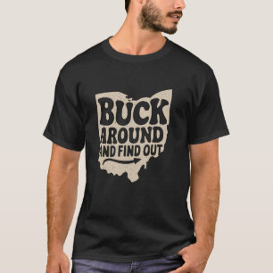 Camiseta Mapa engraçado de Ohio para se meter em confusão e
