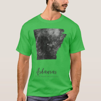 Camiseta Mapa Estatal Art Grunge Silhouette