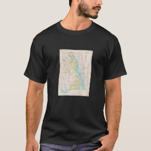Camiseta Mapa Florestal Nacional de Vintage Sabine 1968