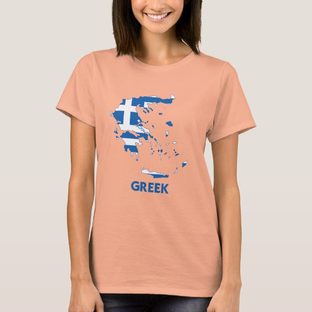CAMISETA MAPA GREGO (Frente)